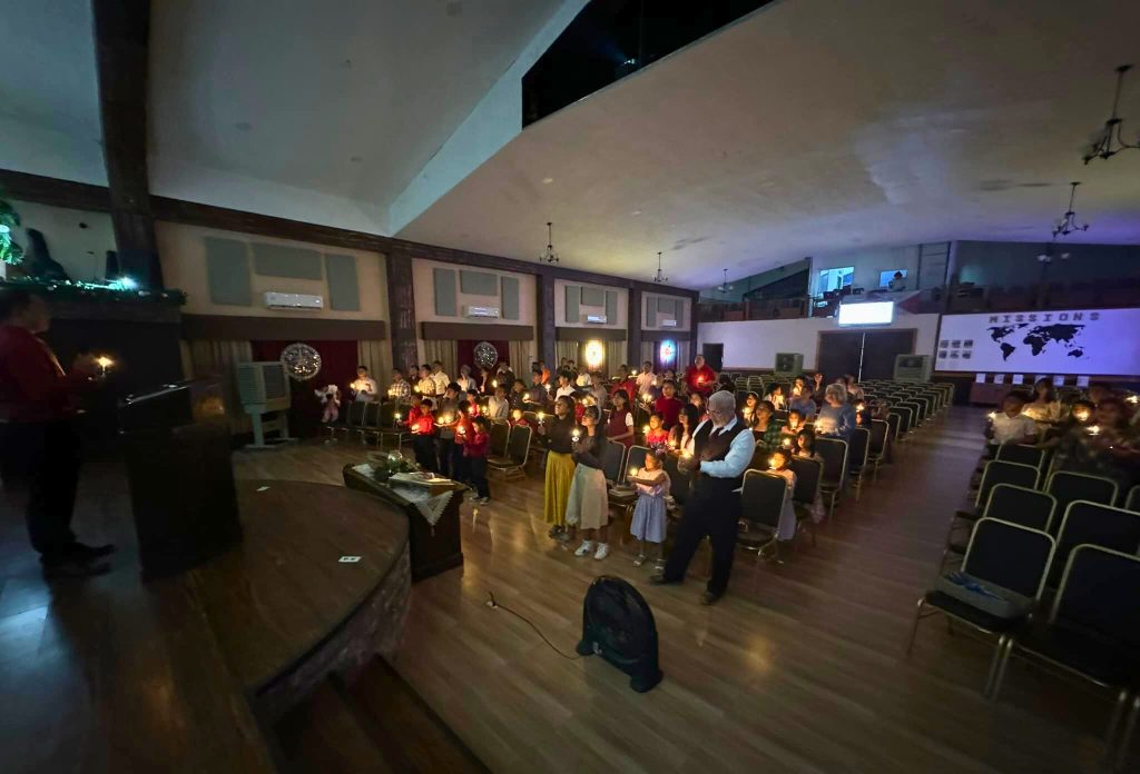 Contact page - Candlelight service at Subic Bay Baptist Ministries