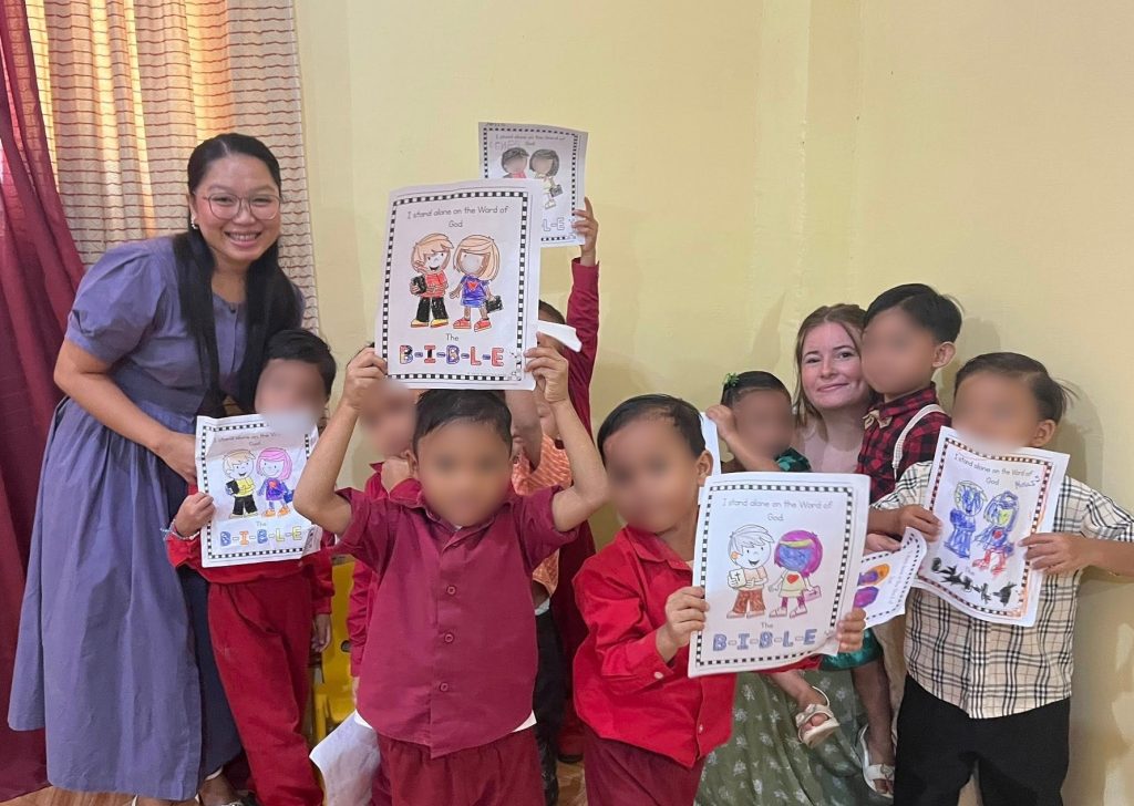 ms milan bible lesson activity with children