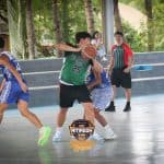 Programs 7 Young boys playing basketball during a summer league game at Subic Bay Baptist Ministries.