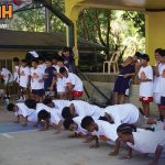 Programs 17 Children participating in outdoor team-building activities at Subic Bay Baptist Ministries camp.