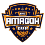 Programs 28 The Amagoh Cup logo featuring a basketball and star design.